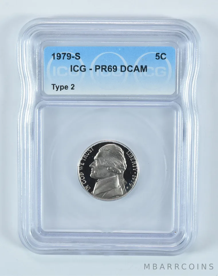 1979-S Jefferson Nickel Type 2 PR69 DCAM ICG