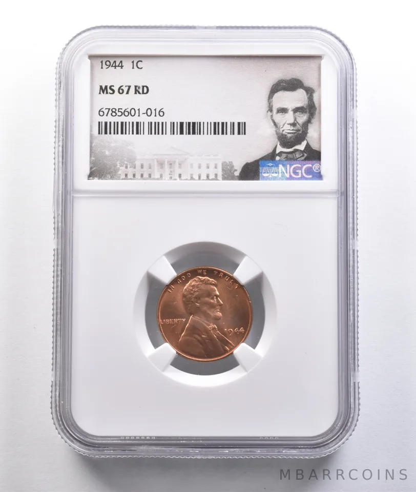 1944 Lincoln Wheat Cent MS67 RD NGC *6811