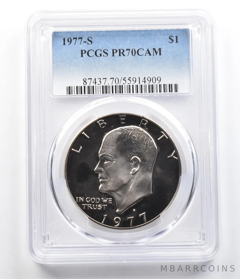 1977-S Eisenhower $1 PR70 CAM PCGS *4871