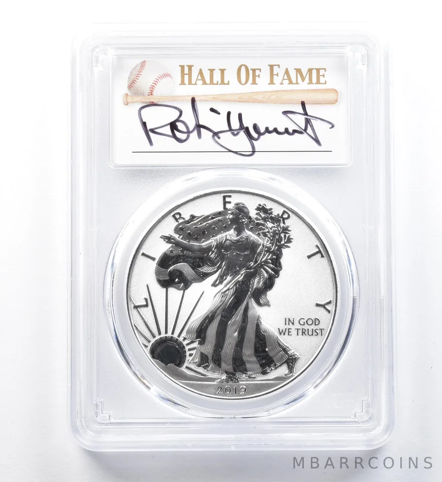 2019-W American Silver Eagle Yount Enhanced Reverse PR70 PCGS *1291