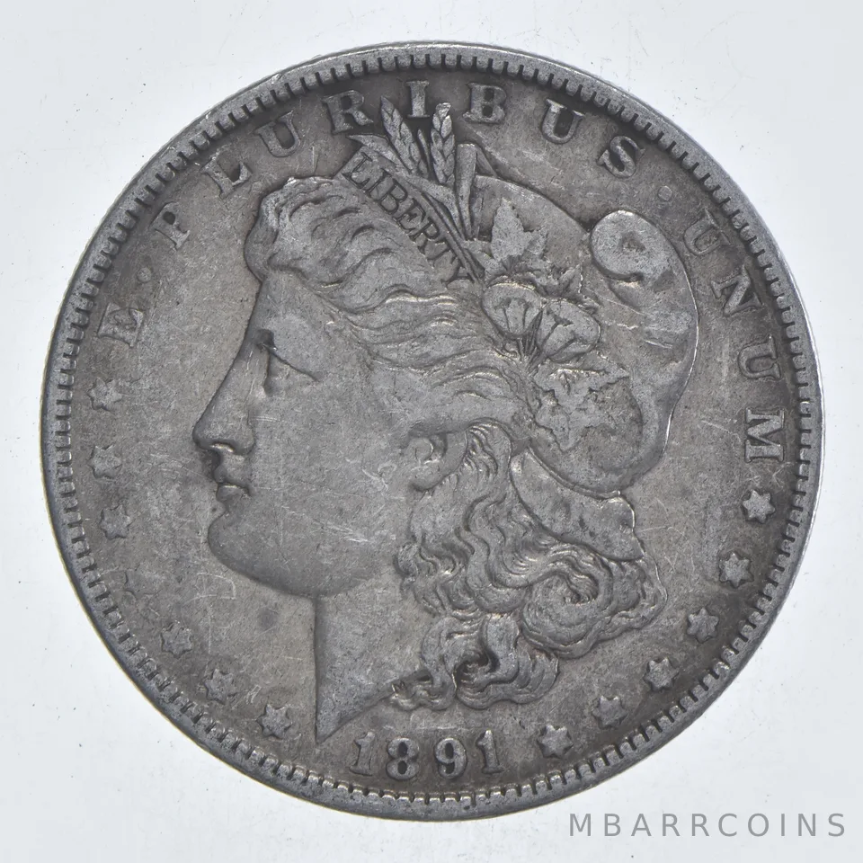 Early - 1891-O Morgan Silver Dollar - 90% US Coin *121