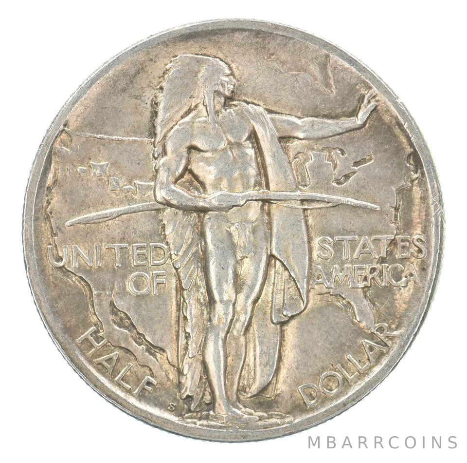 1926 Oregon Trail Commemorative Half Dollar Beautiful Tone *5146