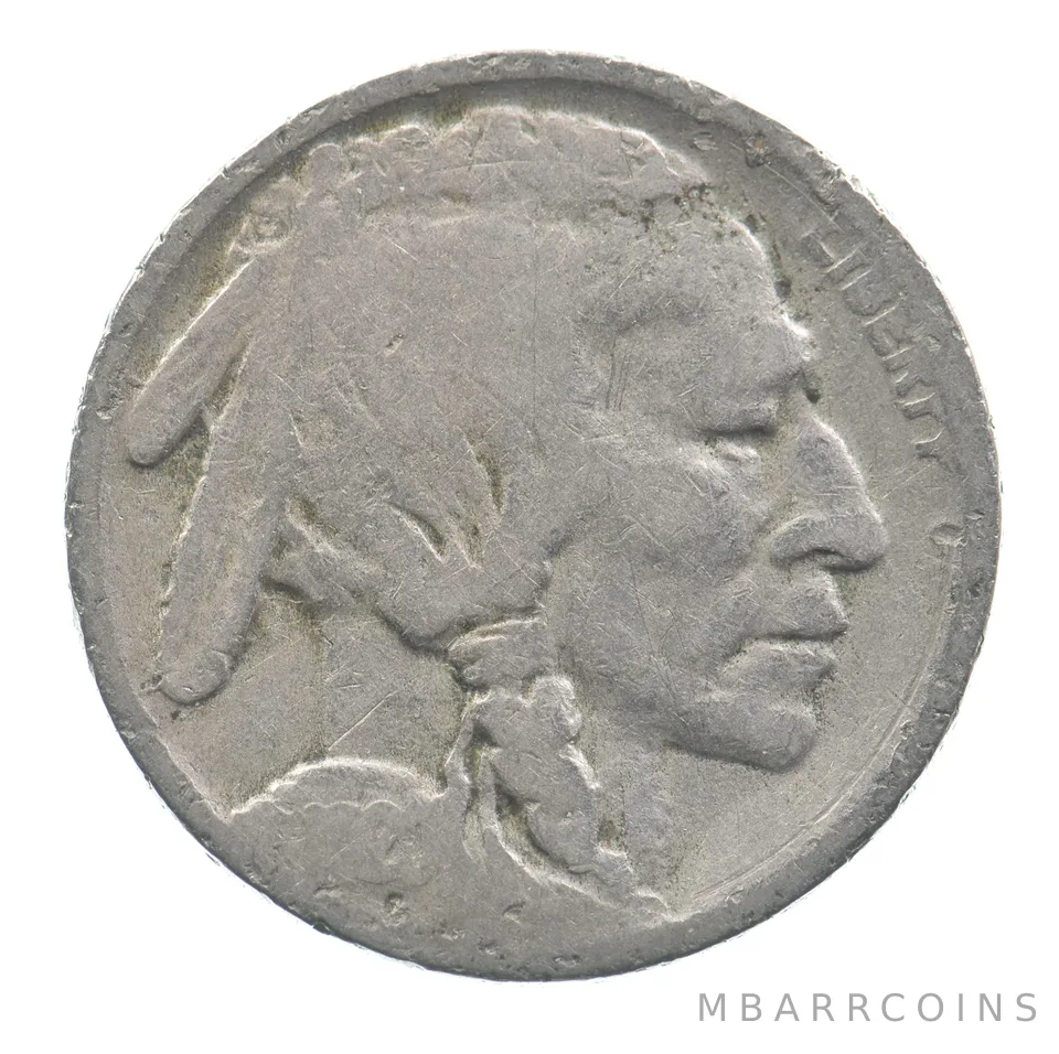 1920 Indian Head Buffalo Nickel 2 Feathers *7663