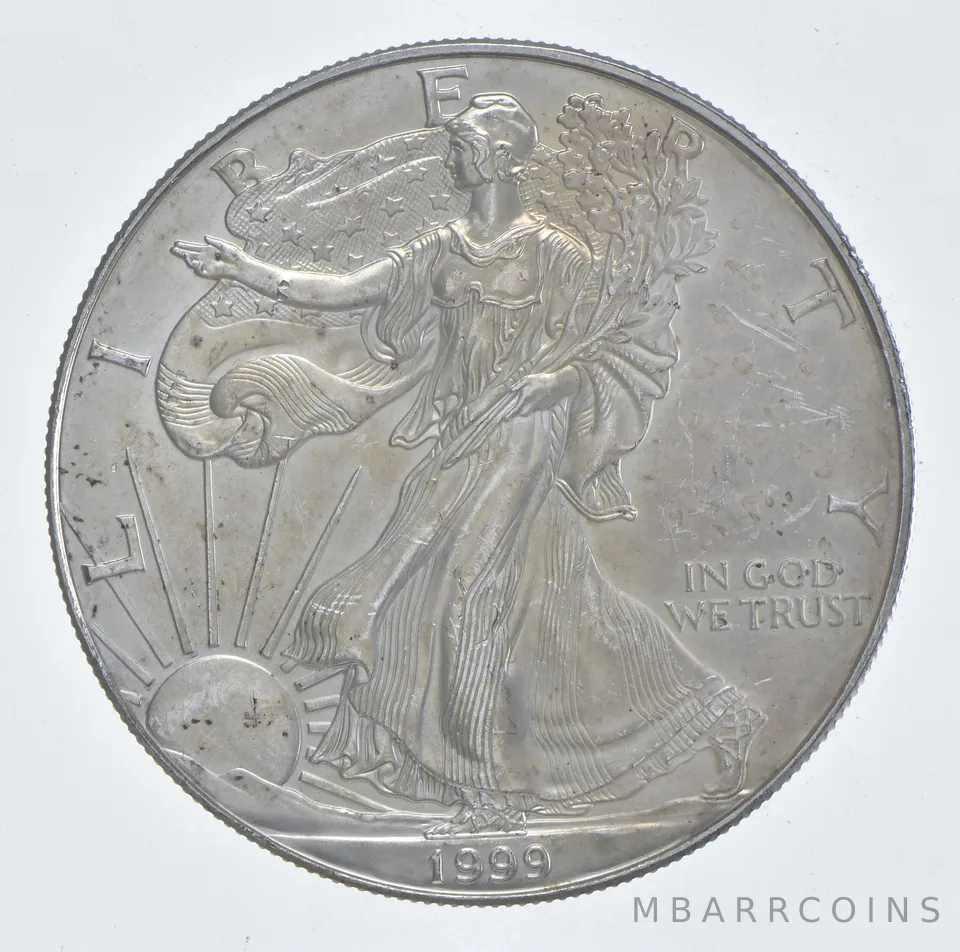 Better Date 1999 American Silver Eagle 1 Troy Oz .999 Fine Silver *129