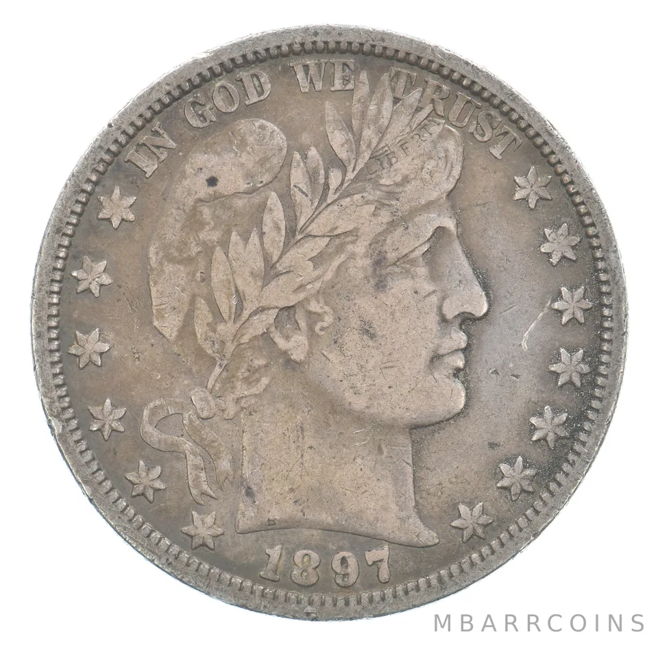 1897-O Barber Half Dollar Beautiful Tone *9747
