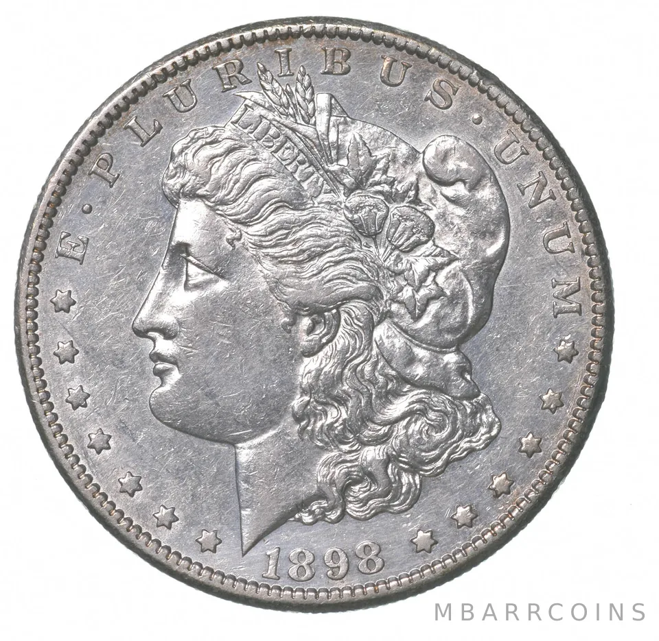 1898-S Morgan Silver Dollar a4313