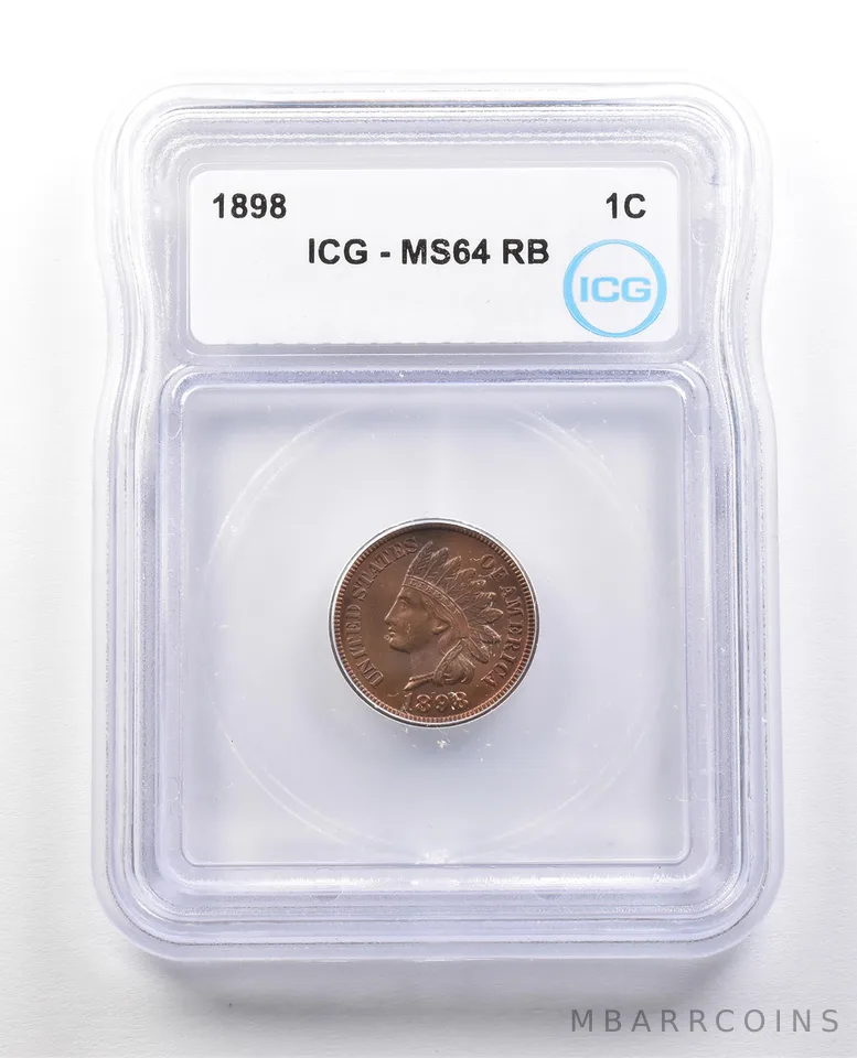 1898 Indian Head Cent MS64 BN ICG *1402