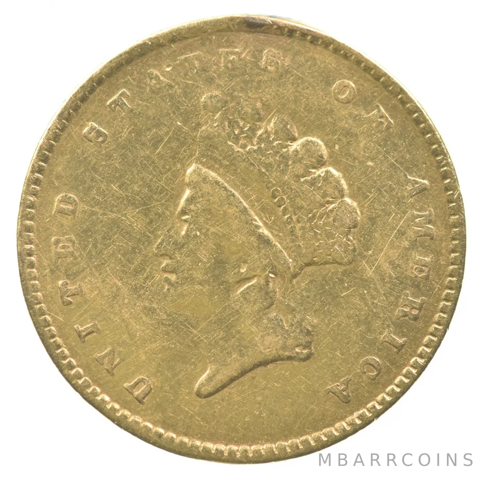 1854 $1 Indian Princess Head Gold Dollar *3149