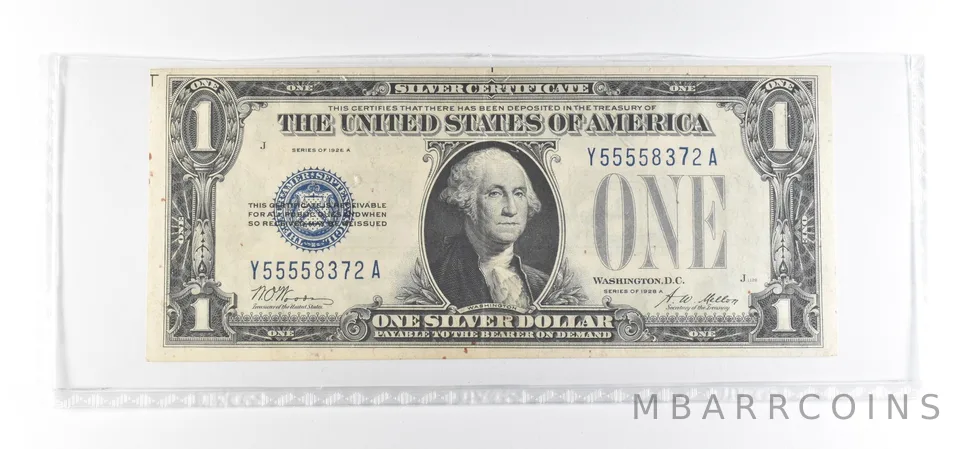 1928 A $1 Silver Certificate Blue Seal *7724