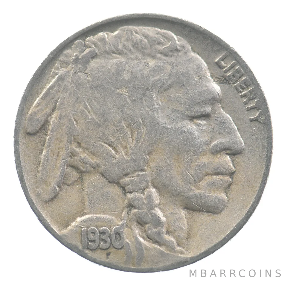 1930-S Indian Head Buffalo Nickel DDO FS-101 *4044