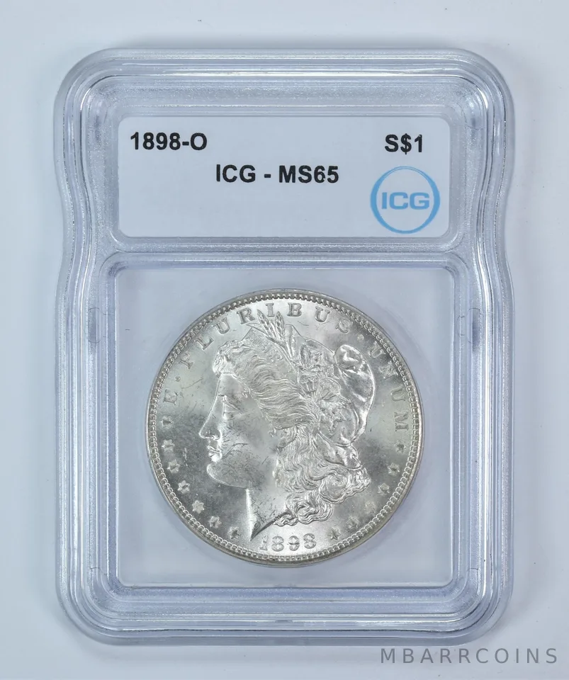 1898-O Morgan Silver Dollar MS65 ICG