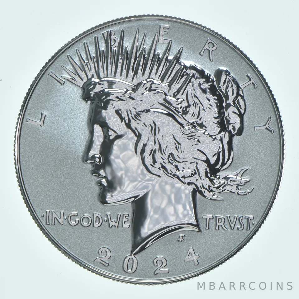2024-S Peace Silver Dollar Reverse Proof .999 Silver