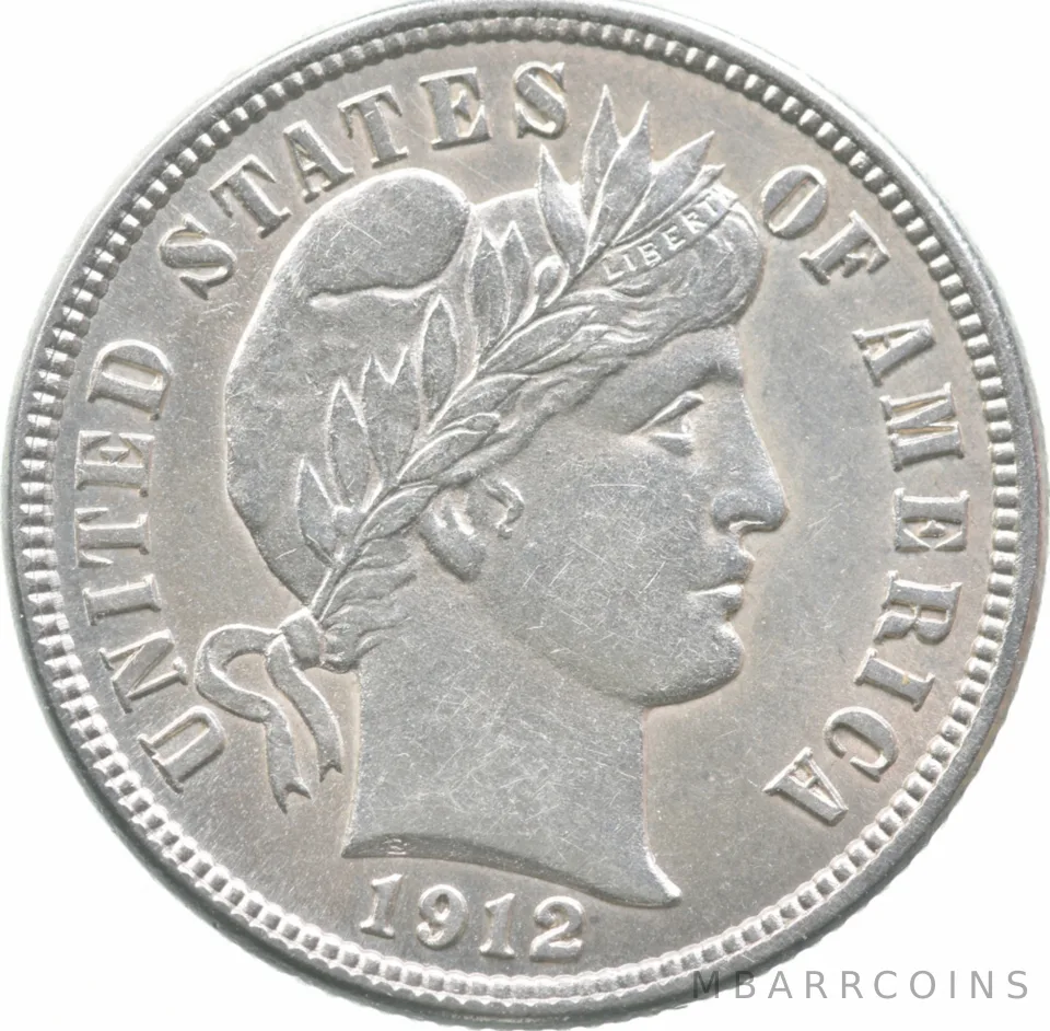 1912 Barber Dime a1883