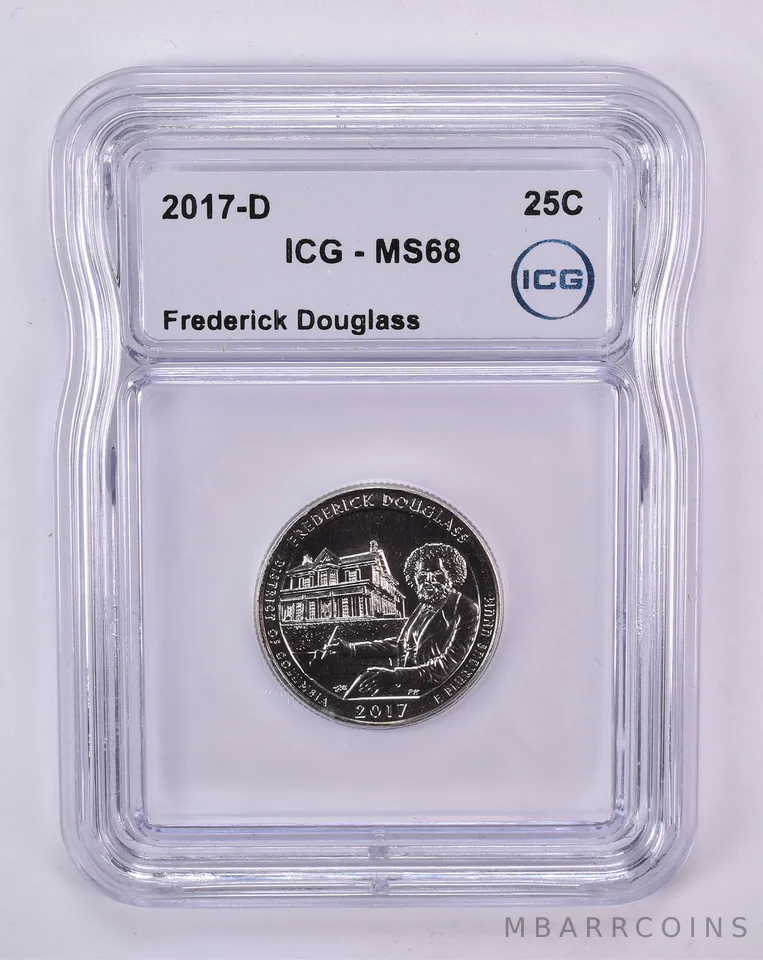 2017-D Washington Quarter ATB Frederick Douglass MS68 ICG