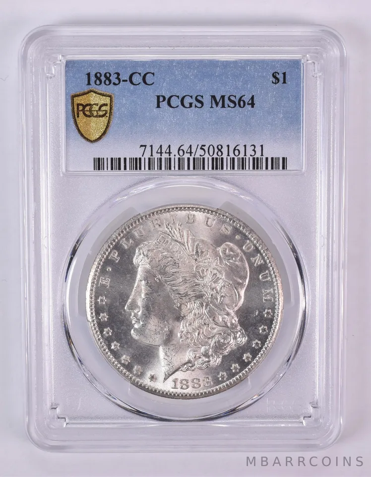 1883-CC Morgan Silver Dollar MS64 PCGS *1007