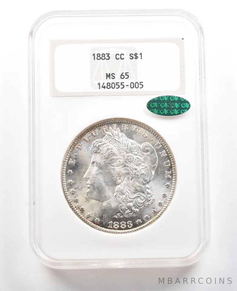 1883-CC Morgan Silver Dollar MS65 NGC CAC *3633