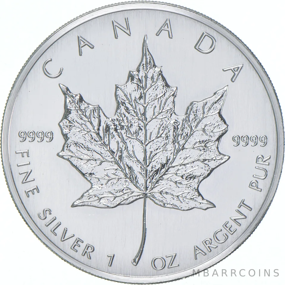 2006 Canada 5 Dollars Silver Maple Leaf 1 Oz Silver BU