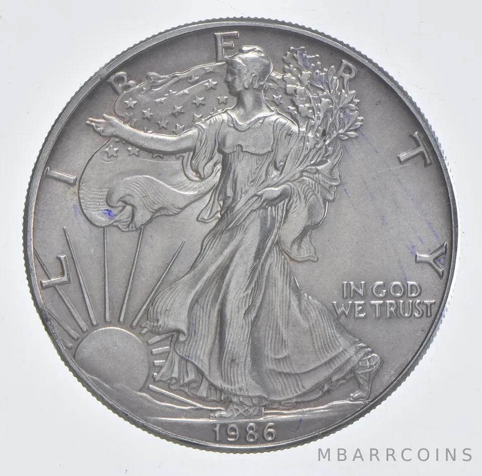 Better Date 1986 American Silver Eagle 1 Troy Oz .999 Fine Silver *134