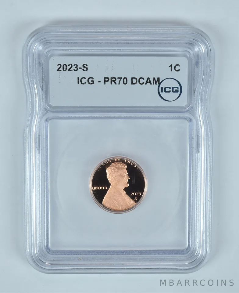 2023-S Lincoln Shield Cent PR70 DCAM ICG
