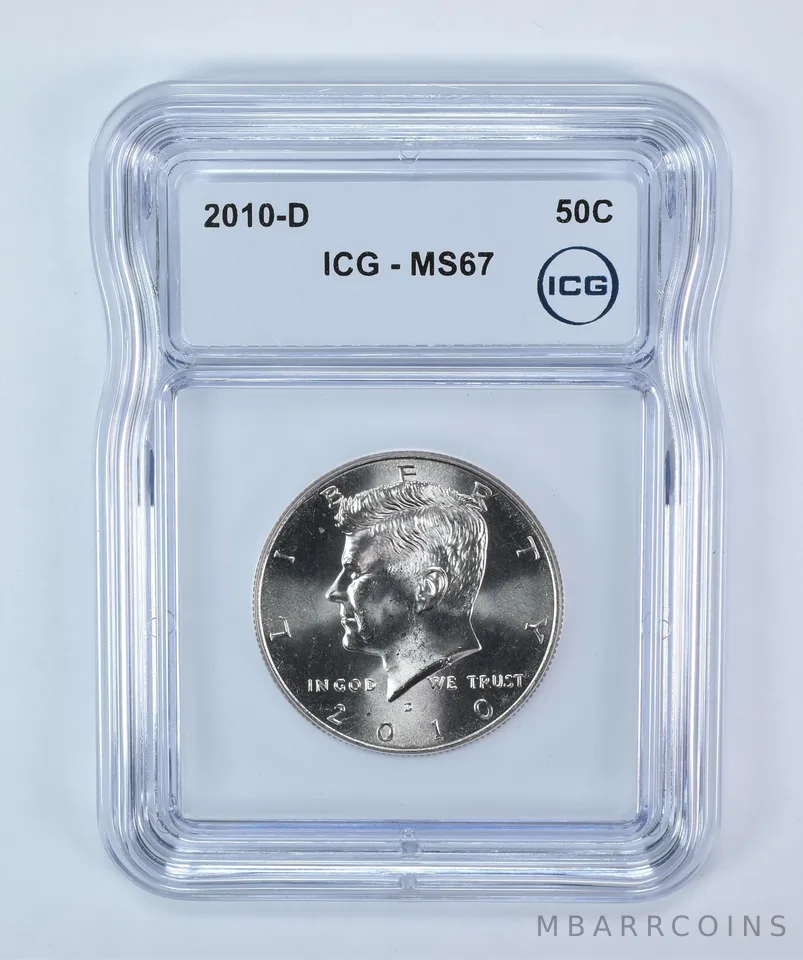 2010-D Kennedy Half Dollar MS67 ICG