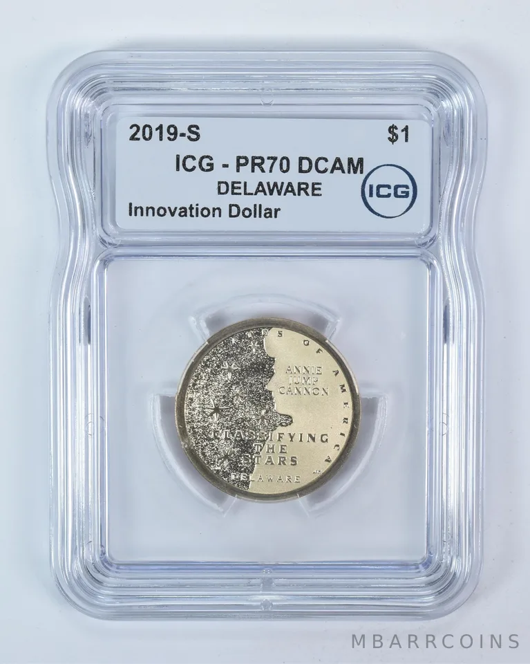 2019-S Innovation $1 Annie Jump Cannon DE PR70 DCAM ICG