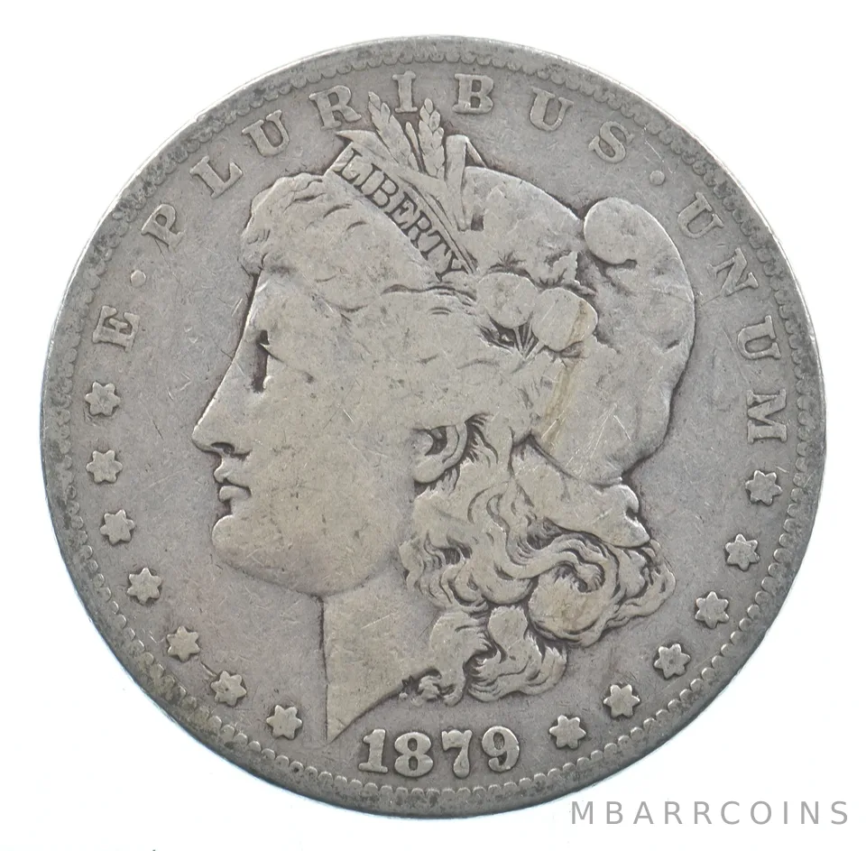 Early - 1879 Morgan Silver Dollar - 90% US Coin *770