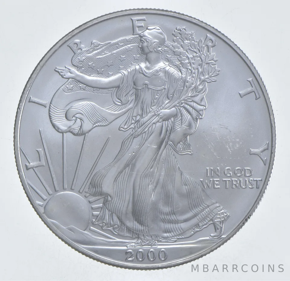 Better Date 2000 American Silver Eagle 1 Troy Oz .999 Fine Silver *361