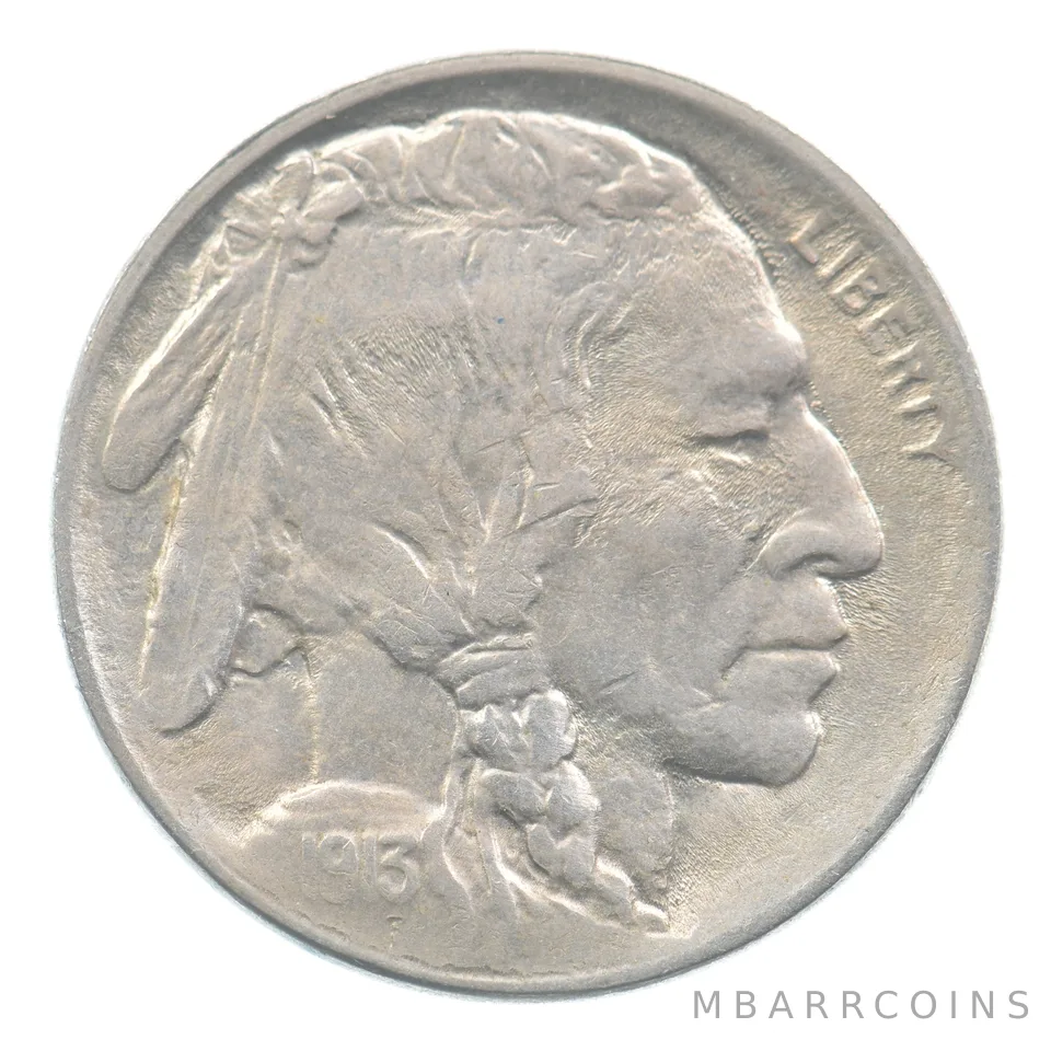 1913 Indian Head Buffalo Nickel Type 1 *2075