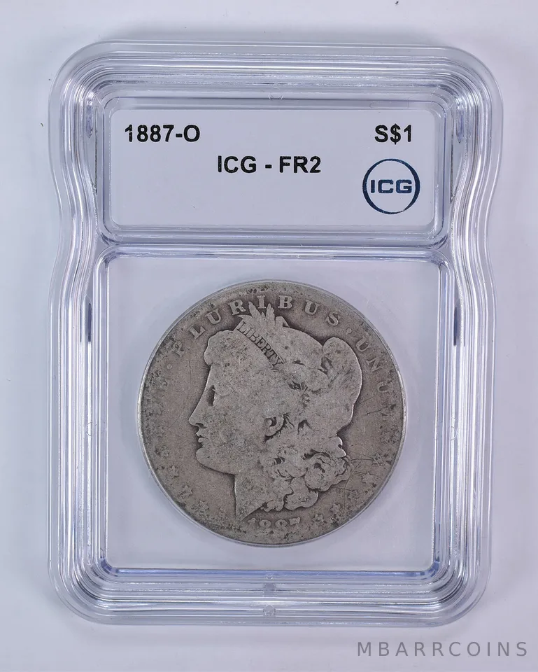 1887-O Morgan Silver Dollar FR2 ICG Lowball