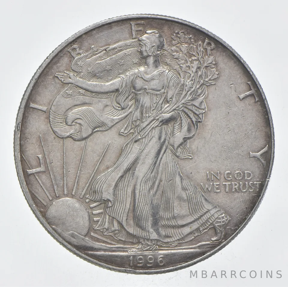 Rarest 1996 American Silver Eagle - Key Date - Rare LOW MINTAGE *358