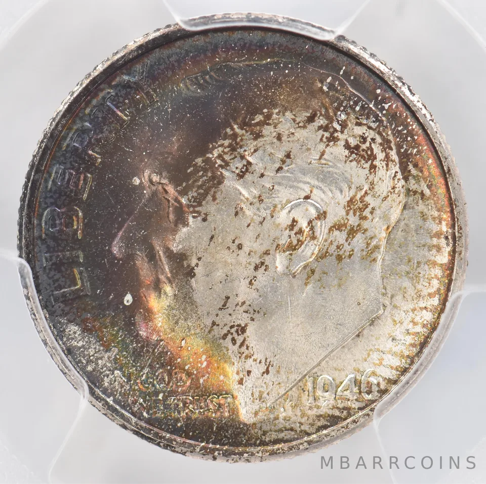 1946 Roosevelt Dime MS66 PCGS Beautiful Tone *0932