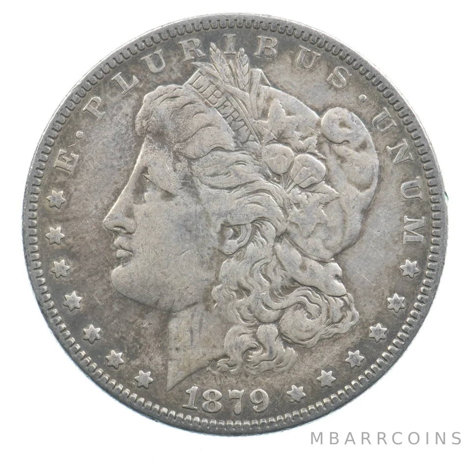 Early - 1879 Morgan Silver Dollar - 90% US Coin *917