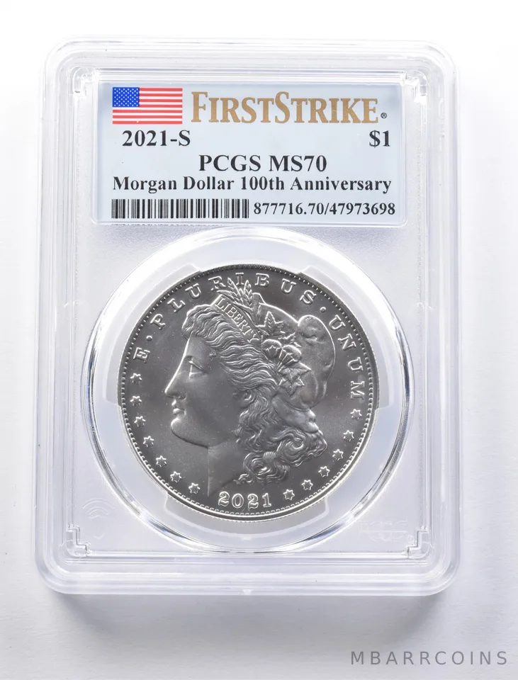 2021-S Morgan Silver Dollar First Strike MS70 PCGS a1045
