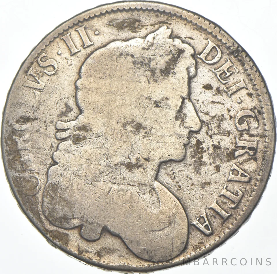 1677 United Kingdom 1 Crown Great Britain *7971