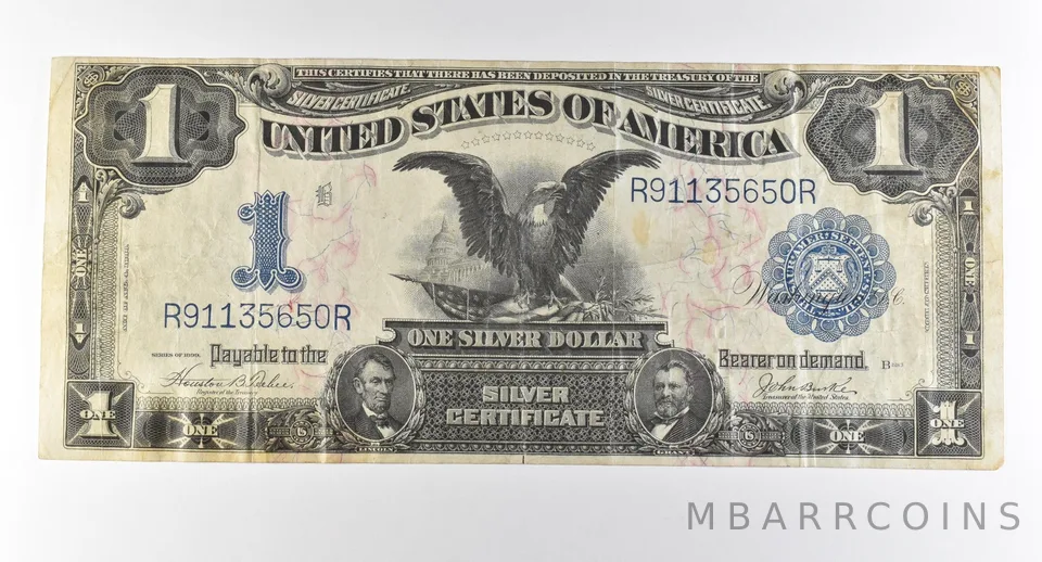 1899 $1 Silver Certificate Large Note Blue Seal *2850