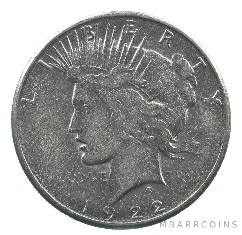 Early - 1922-S Peace Silver Dollar - 90% US Coin *471