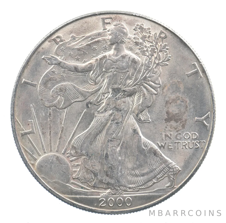 Better Date 2000 American Silver Eagle 1 Troy Oz .999 Fine Silver *883