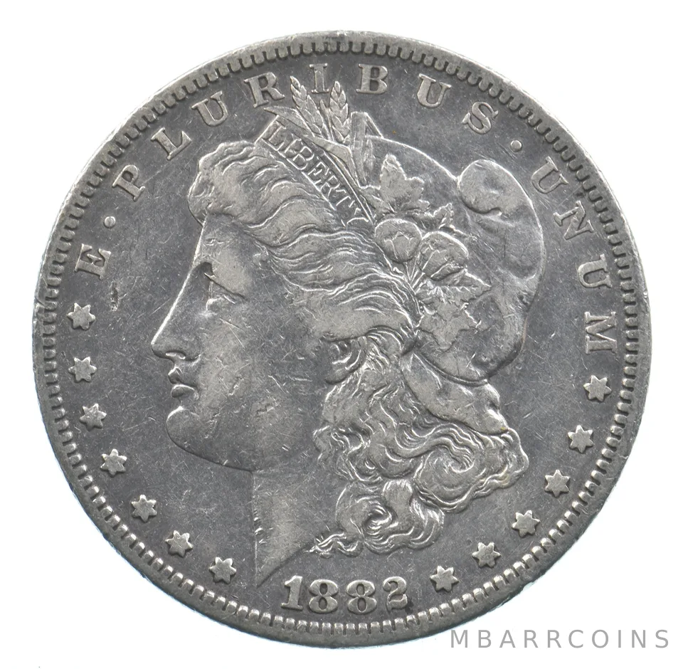 Early - 1882-S Morgan Silver Dollar - 90% US Coin *945