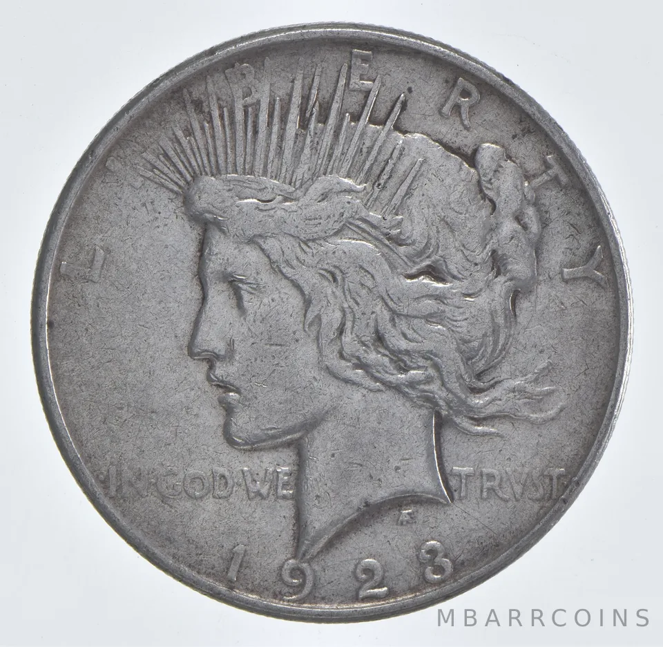 Better - 1923-D Peace Silver Dollar - 90% US Coin *664
