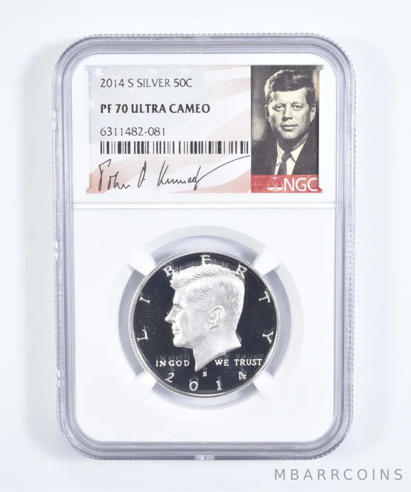 2014-S Kennedy Half Dollar Silver PF70 UCam NGC Special Label