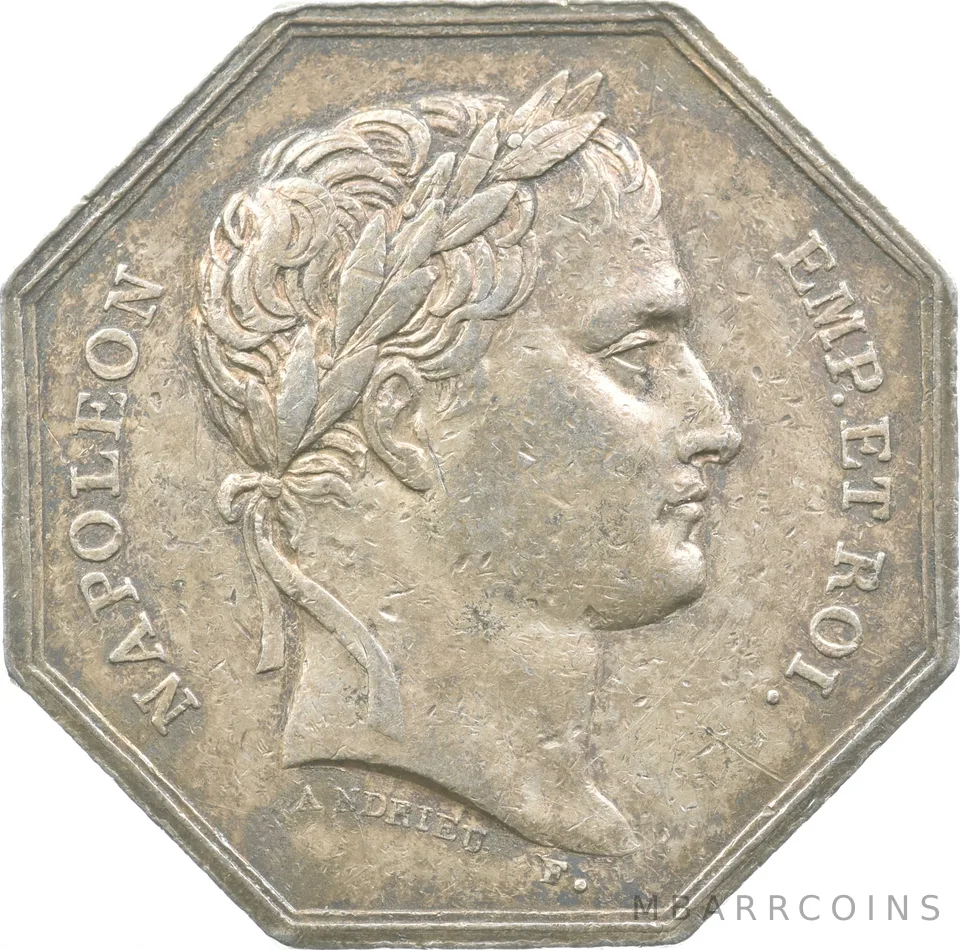 1809 France Silver Dieppe Commerce Andrieu (34mm) *7081