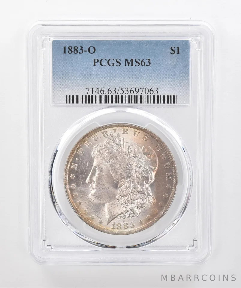 1883-O Morgan Silver Dollar MS63 PCGS Beautiful Tone *1479