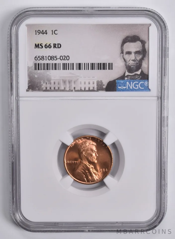 1944 Lincoln Wheat Cent MS66 RD NGC Special Lbl