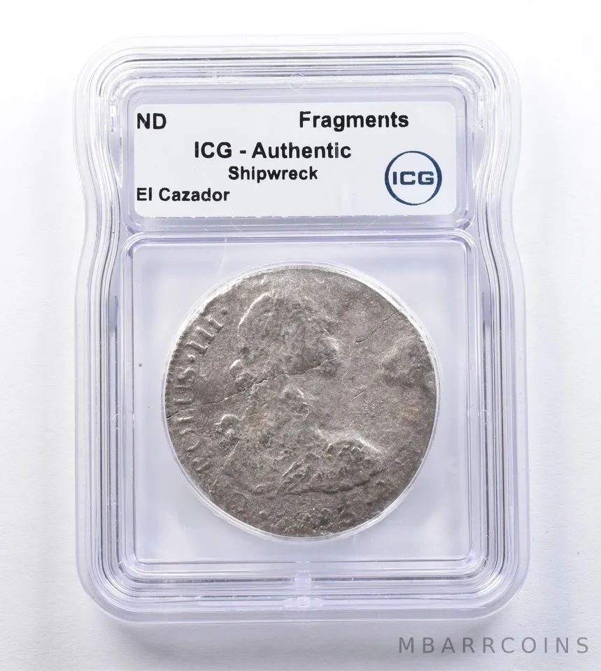 ND Reales Fragments El Cazador Shipwreck Authentic ICG *2012