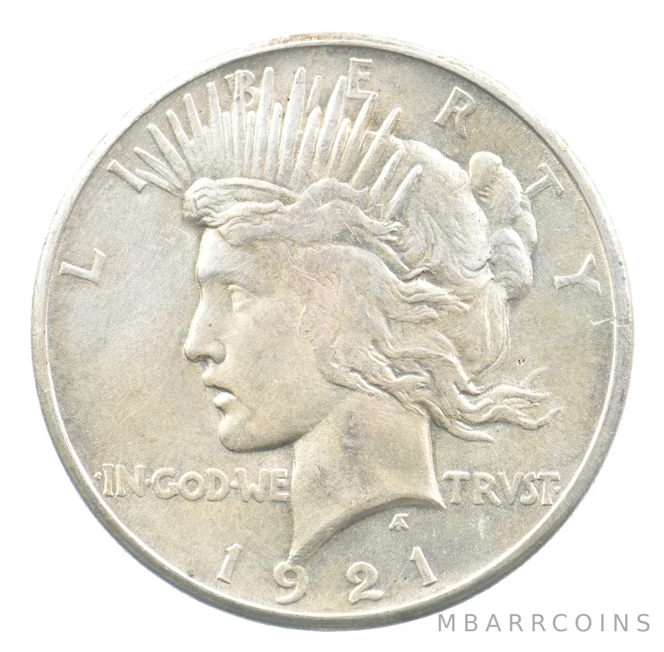 1921 Peace Silver Dollar High Relief a3341
