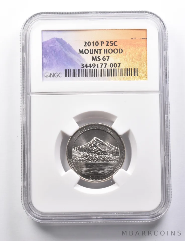 MS67 2010-P Washington Quarter Mount Hood NGC *5775