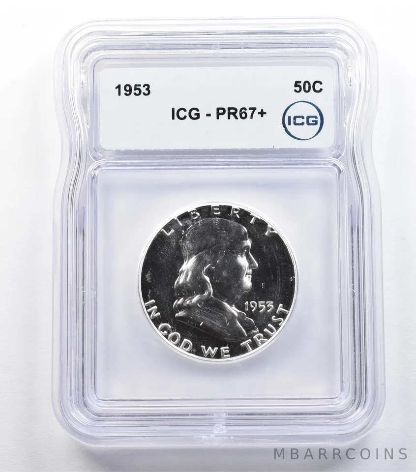 1953 Franklin Half Dollar PR67+ ICG *9326