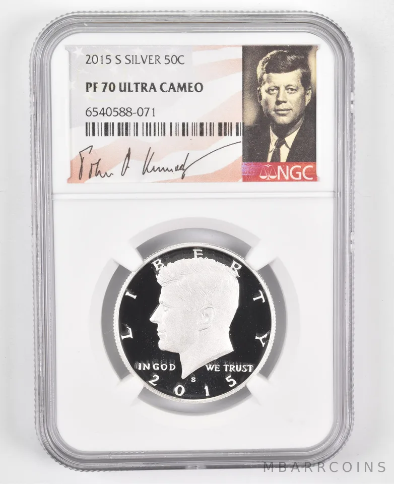 2015-S Kennedy Half Dollar SILVER PF70 UCam - NGC Special Lbl