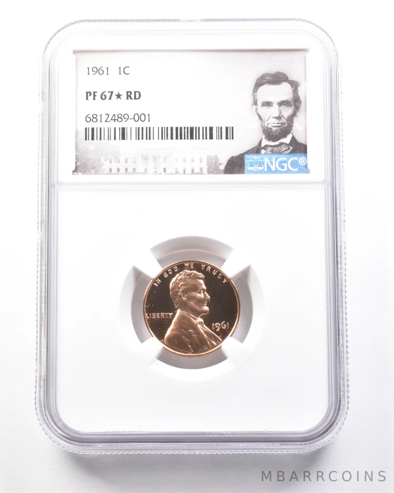 1961 Lincoln Memorial Cent PF67* STAR RD NGC *7809