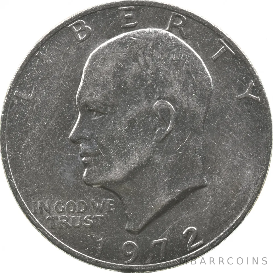 1972 Type 2 Eisenhower Dollar a2983